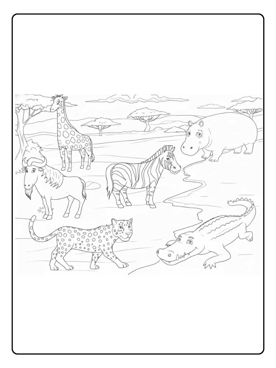 Kleurplaat Dieren De Konijnen en Uilenvrienden