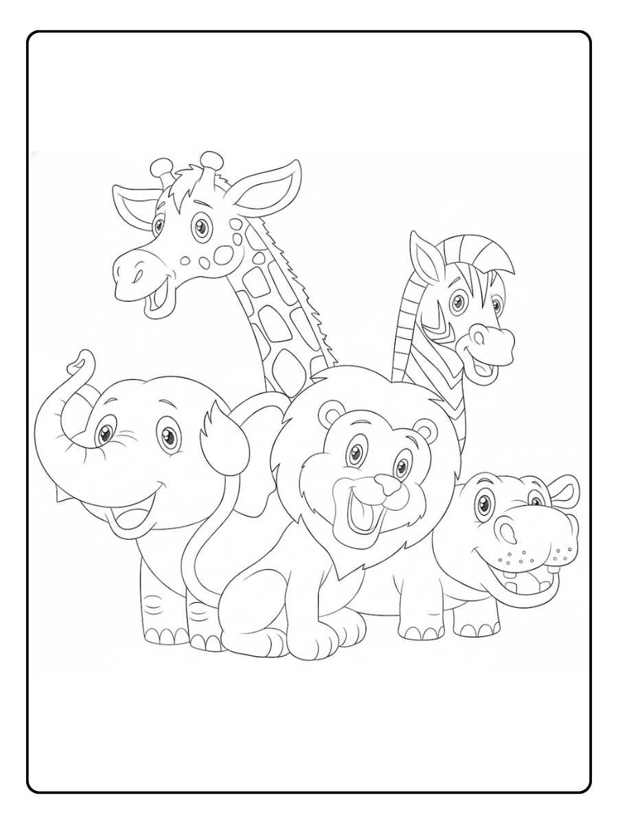 Kleurplaat Dieren Helden en Fantasiewezens