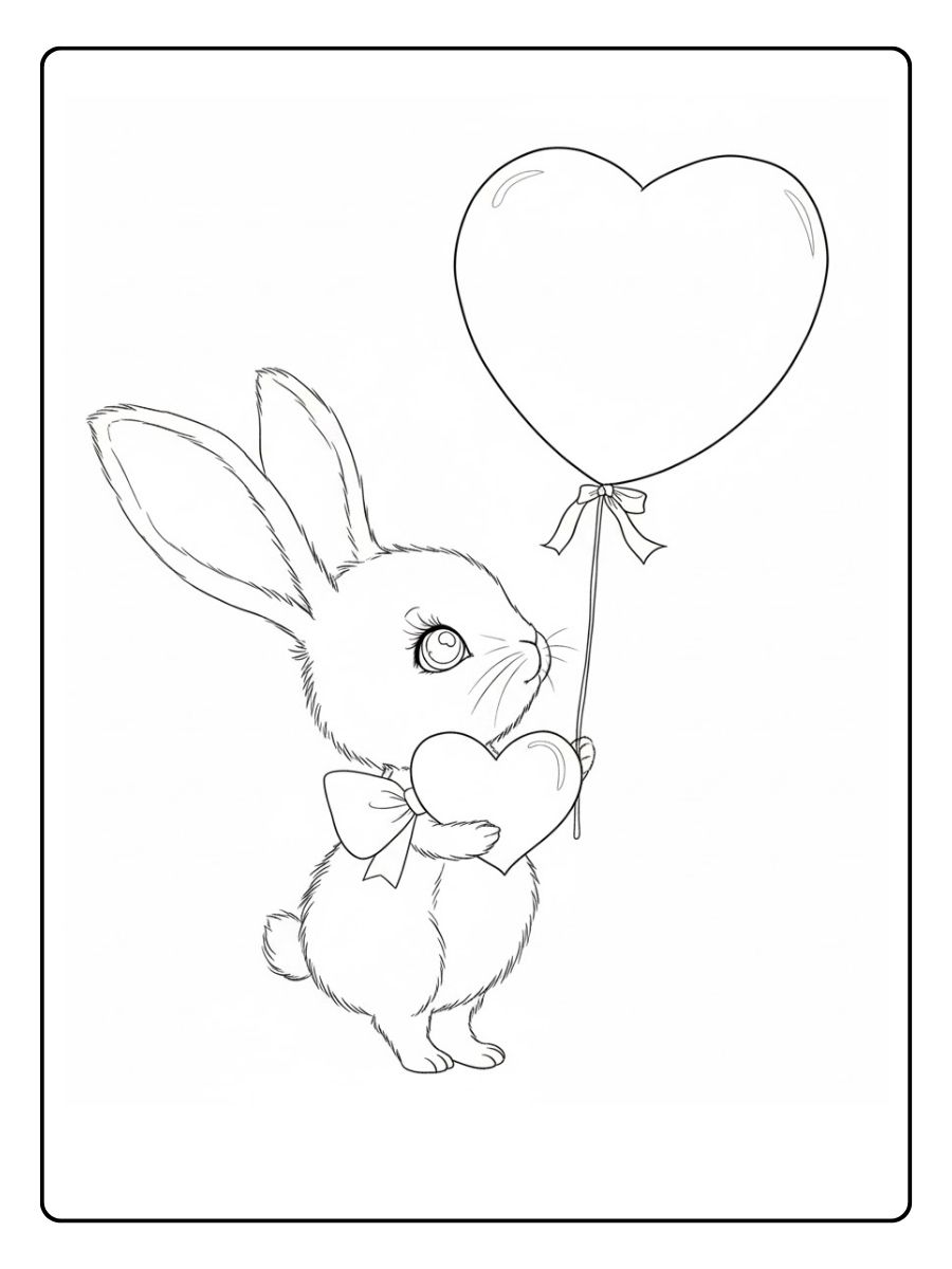 Kleurplaat Konijn De Grote Springkampioen