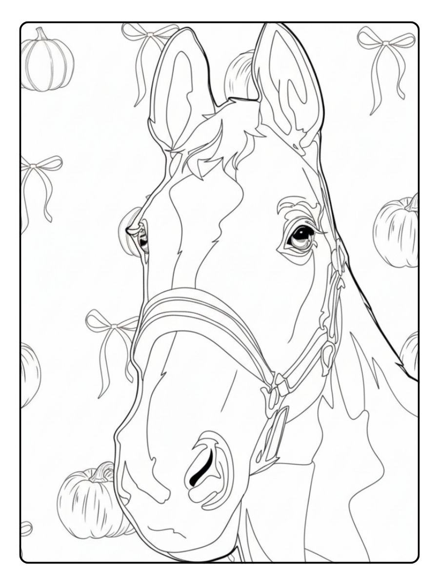 Kleurplaat Paard (8)