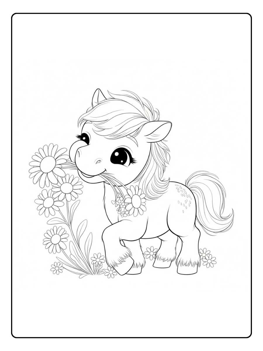 Kleurplaat Paard met eenhoorn magische unicorn coloring pages