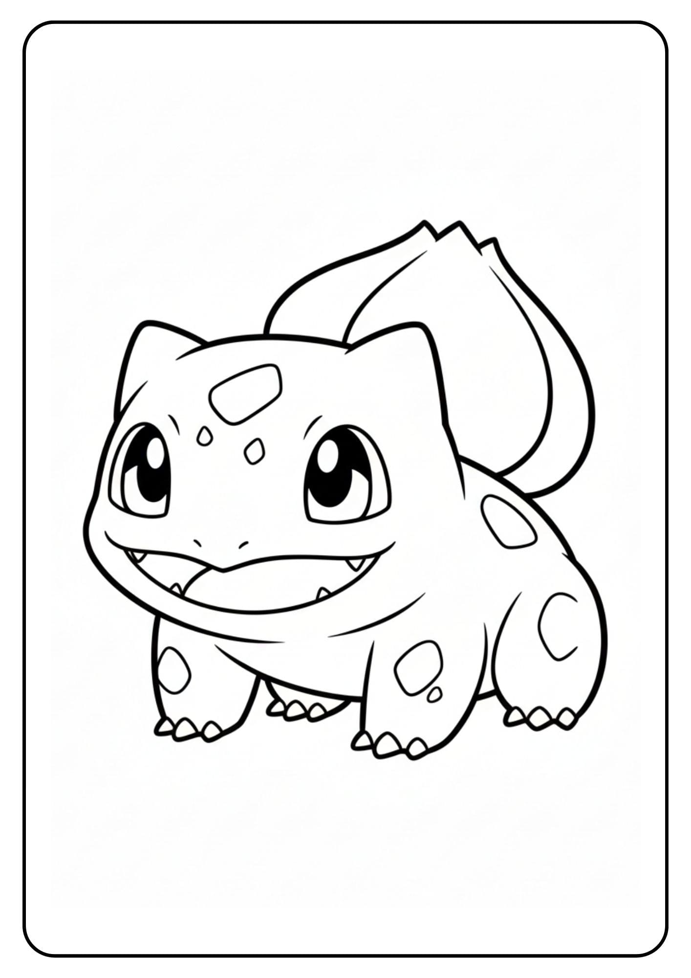 Kleurplaten Pokemon Bulbasaur