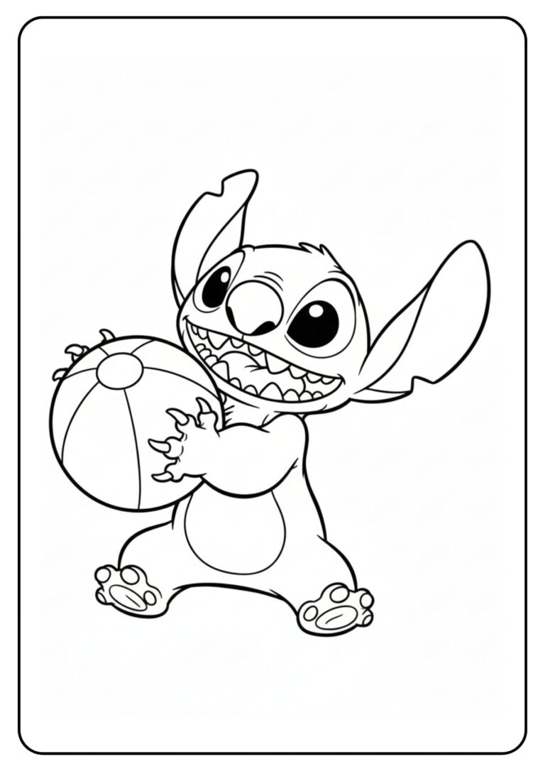 Kleurplaten Stitch spel