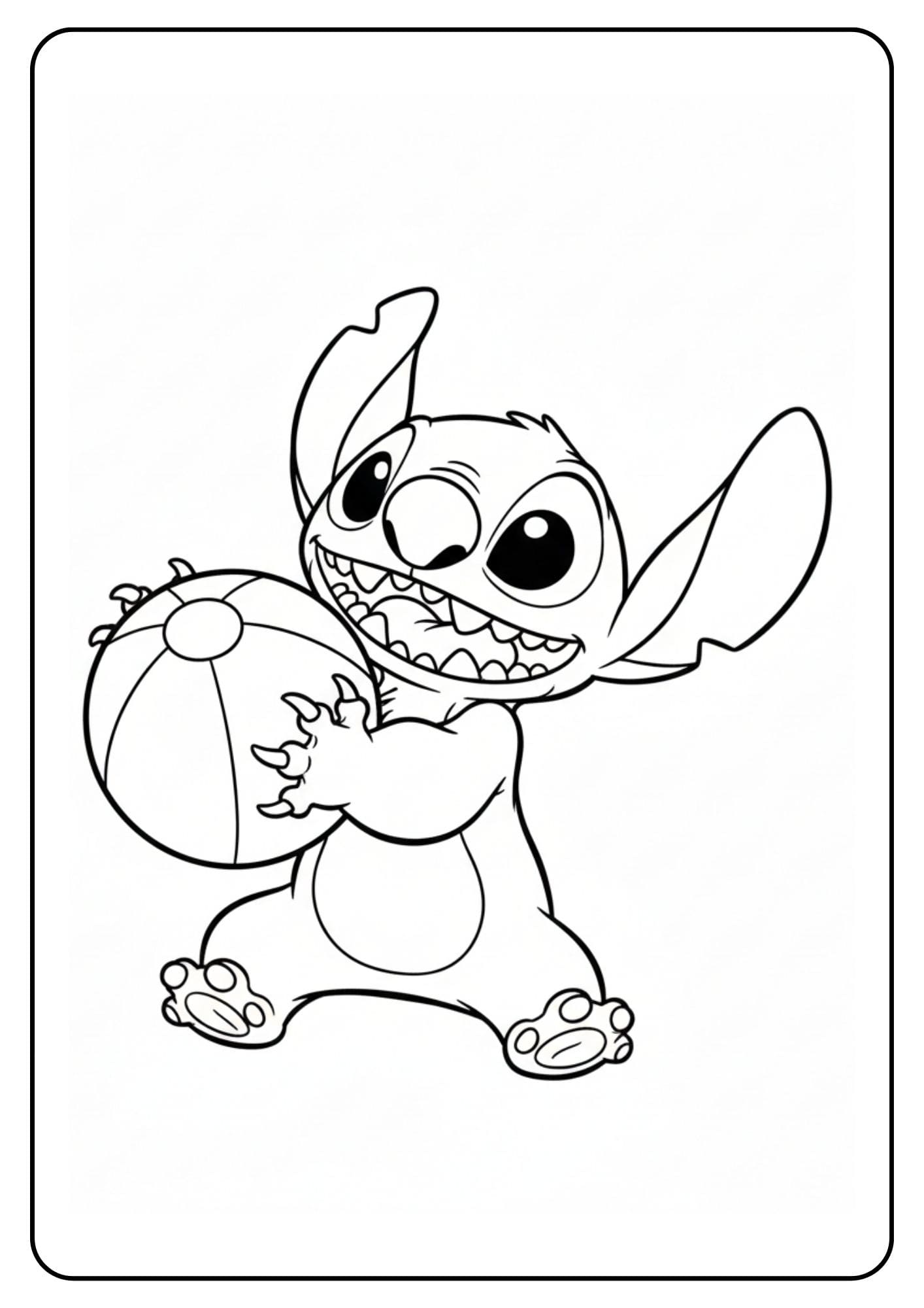 Kleurplaten Stitch spel