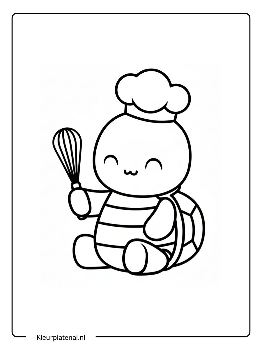 Schildpad Kleurplaat (27)