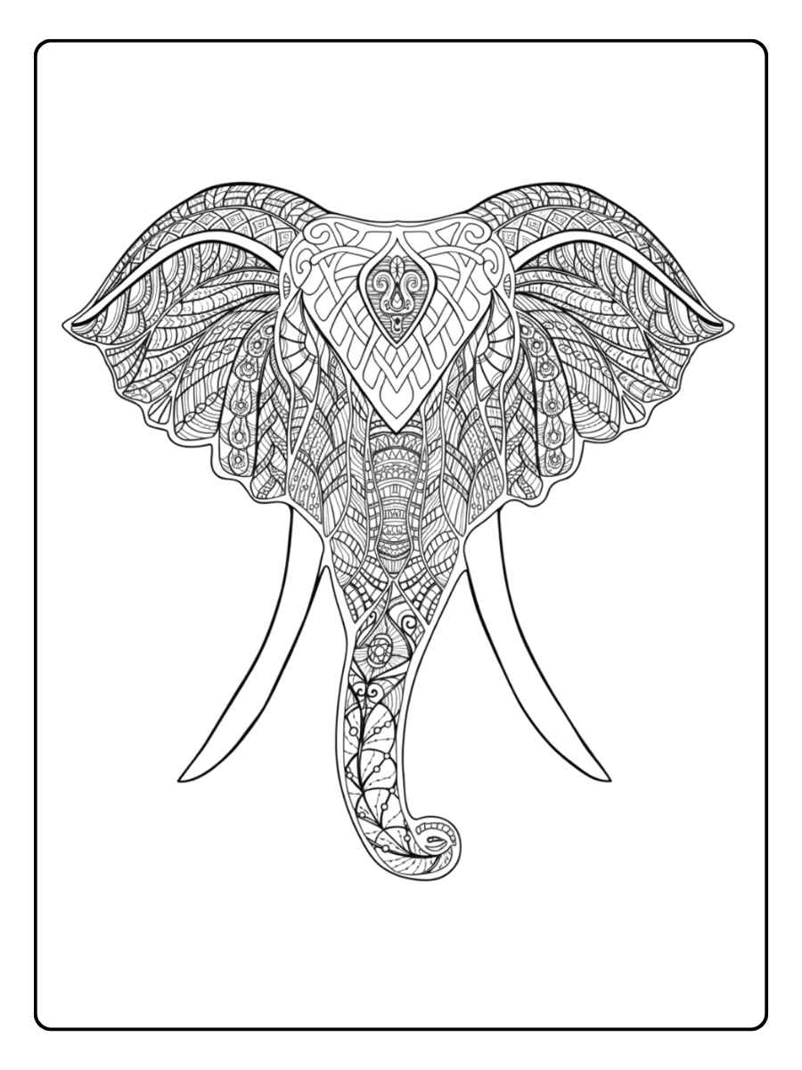 wildernis dieren mandala kleurplaat dieren mandala